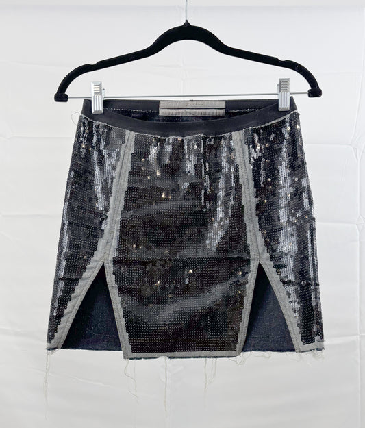 S/S 21 Rick Owens Sequin Mini Skirt