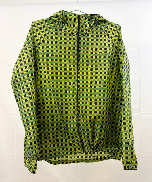 Marni X Uniqlo Pocketable Check Parka Dark Green