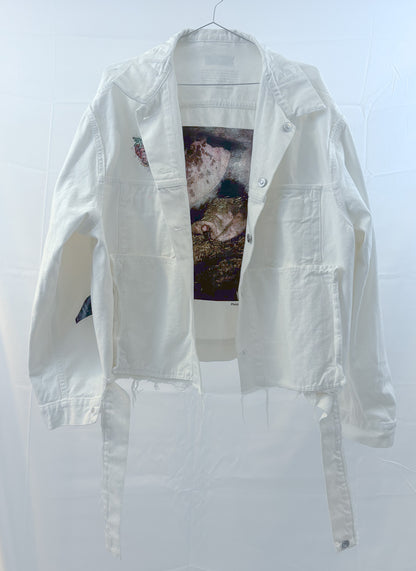 2022 Balenciaga X Sky High Farm Denim Jacket