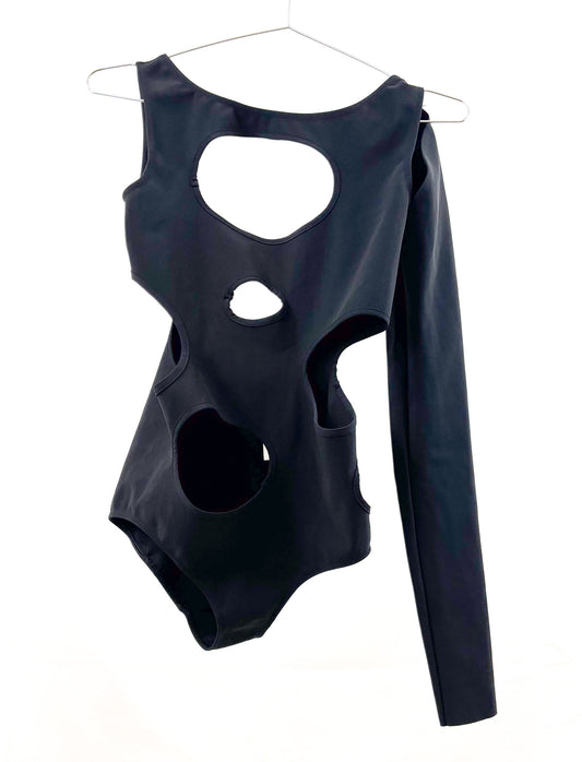 S/S 21 Rick Owens Black Hawk One Piece Swim Suit
